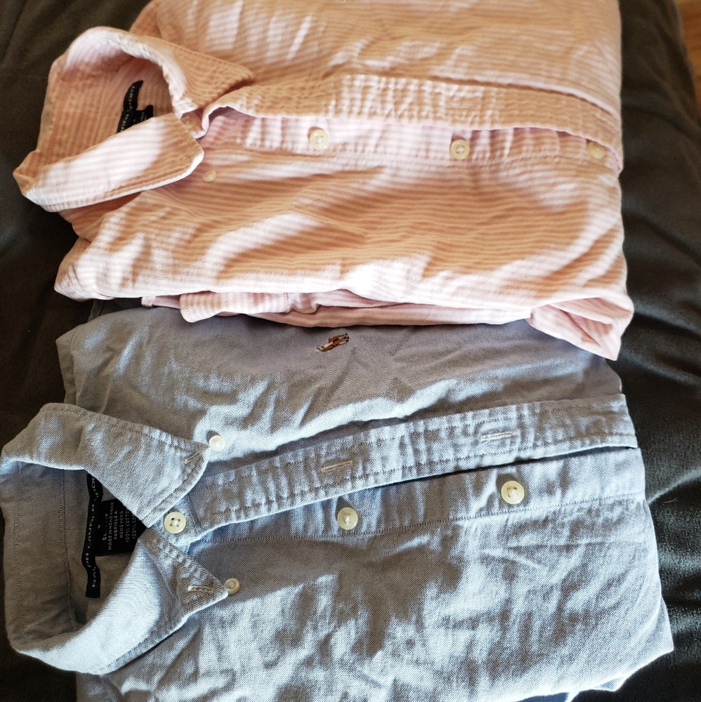 TWO Ralph Lauren slim fit oxfords